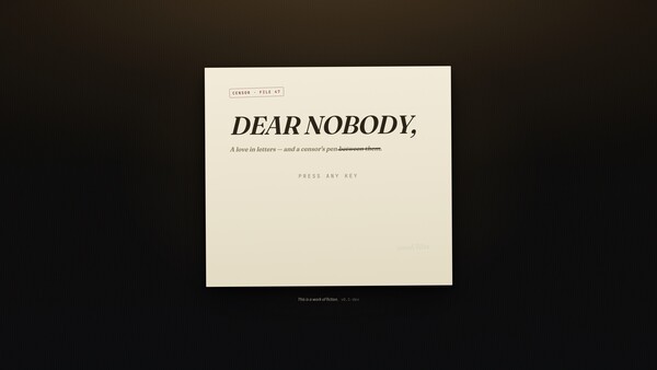 Dear Nobody スクリーンショット 3