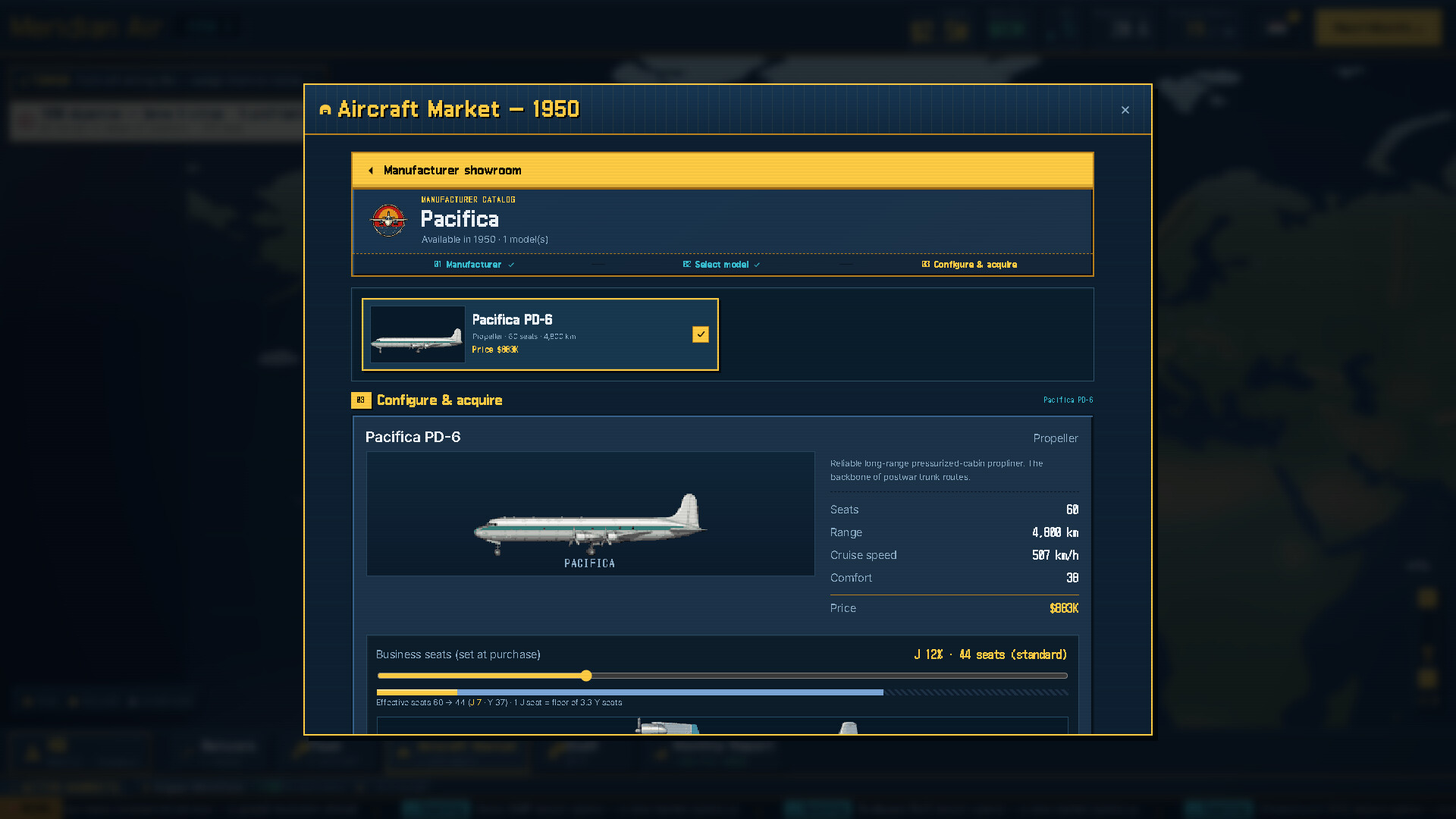 AIR EMPIRE: 1950 Airline Tycoon screenshot 6