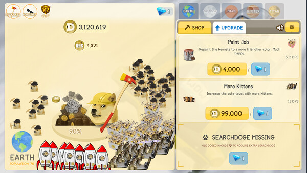 Dogeminer 2: Back 2 The Moon™ 스크린샷 2