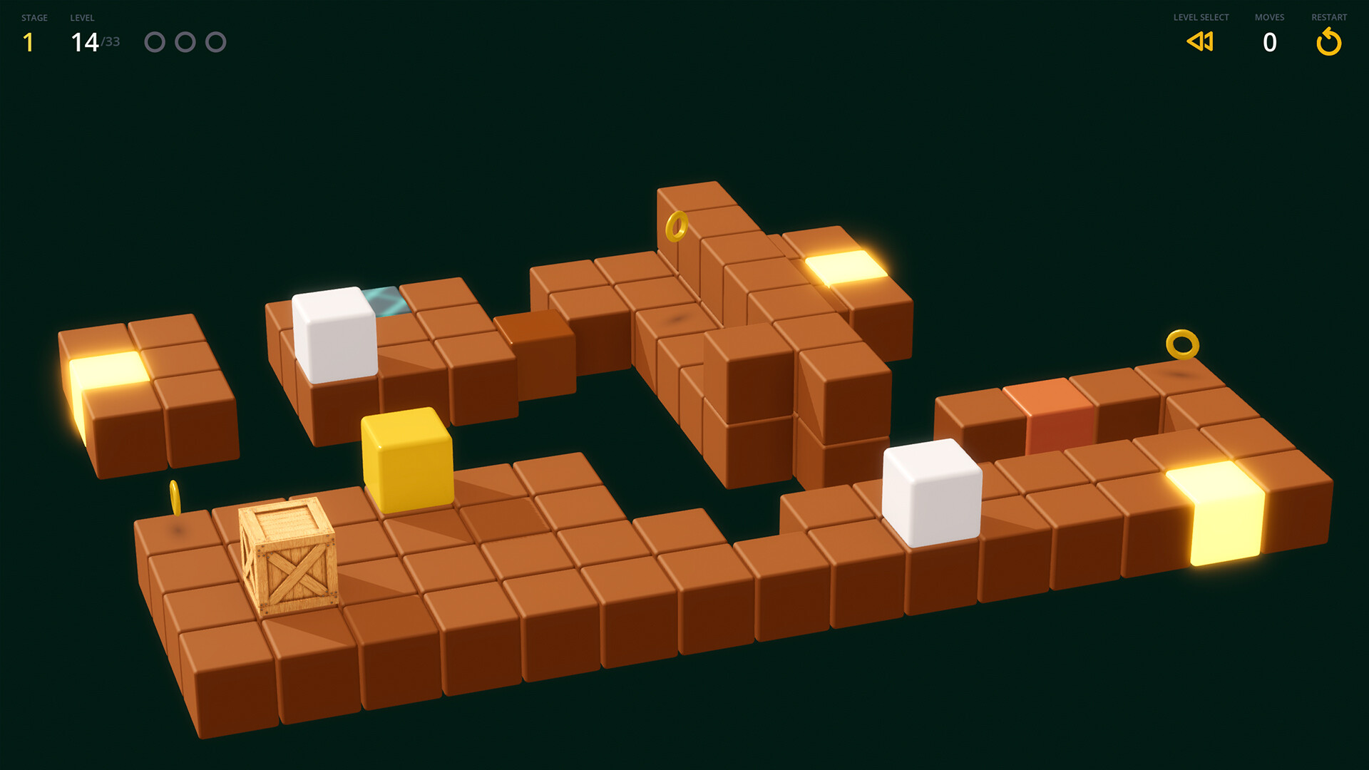 Gold Cubes screenshot 1