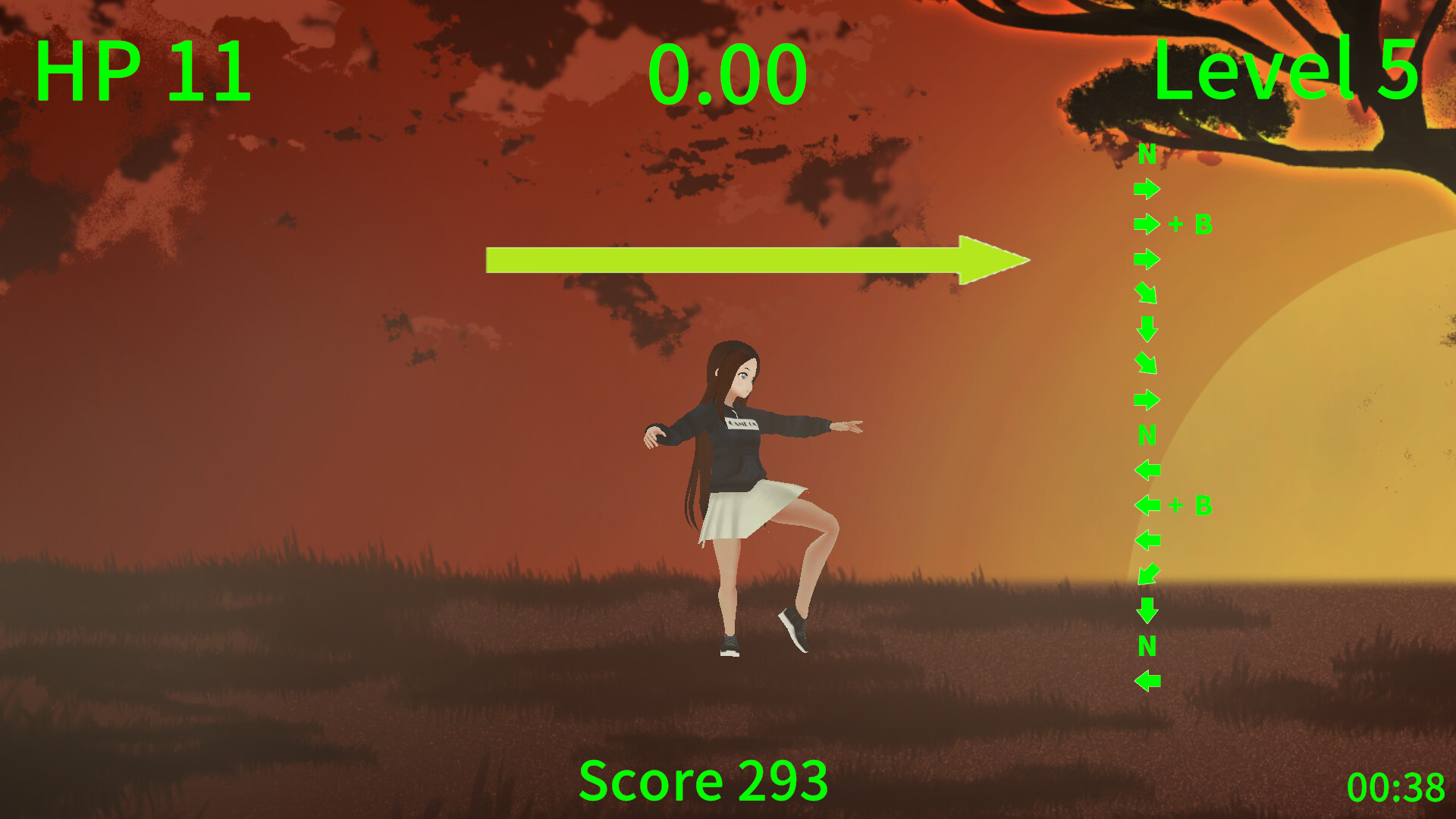 COMMAND MONSTER 公式スクリーンショット レベル5・スコア293の画面