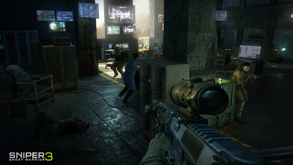 Sniper Ghost Warrior 3 – Hexagon Ice weapon skin pack