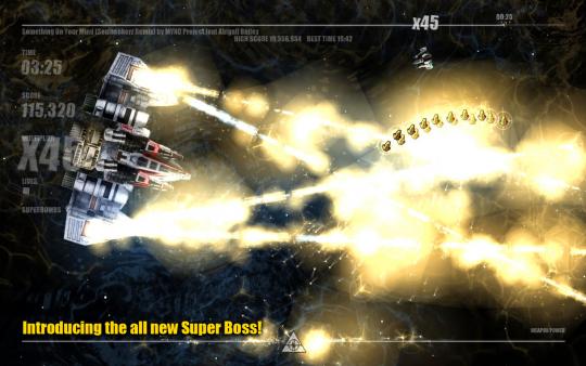 Screenshot z Beat Hazard