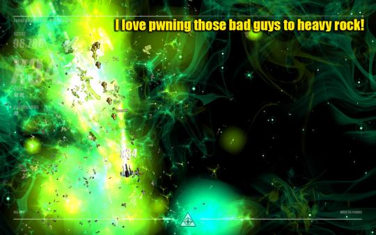 Screenshot z Beat Hazard