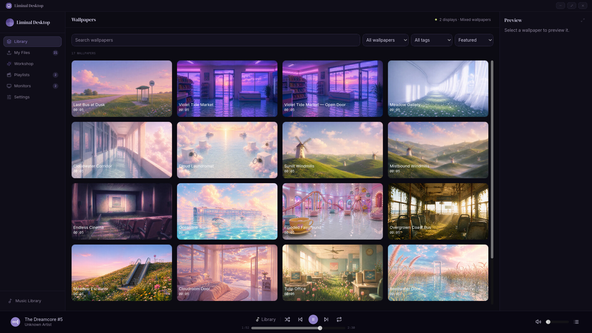 Liminal Desktop screenshot 1