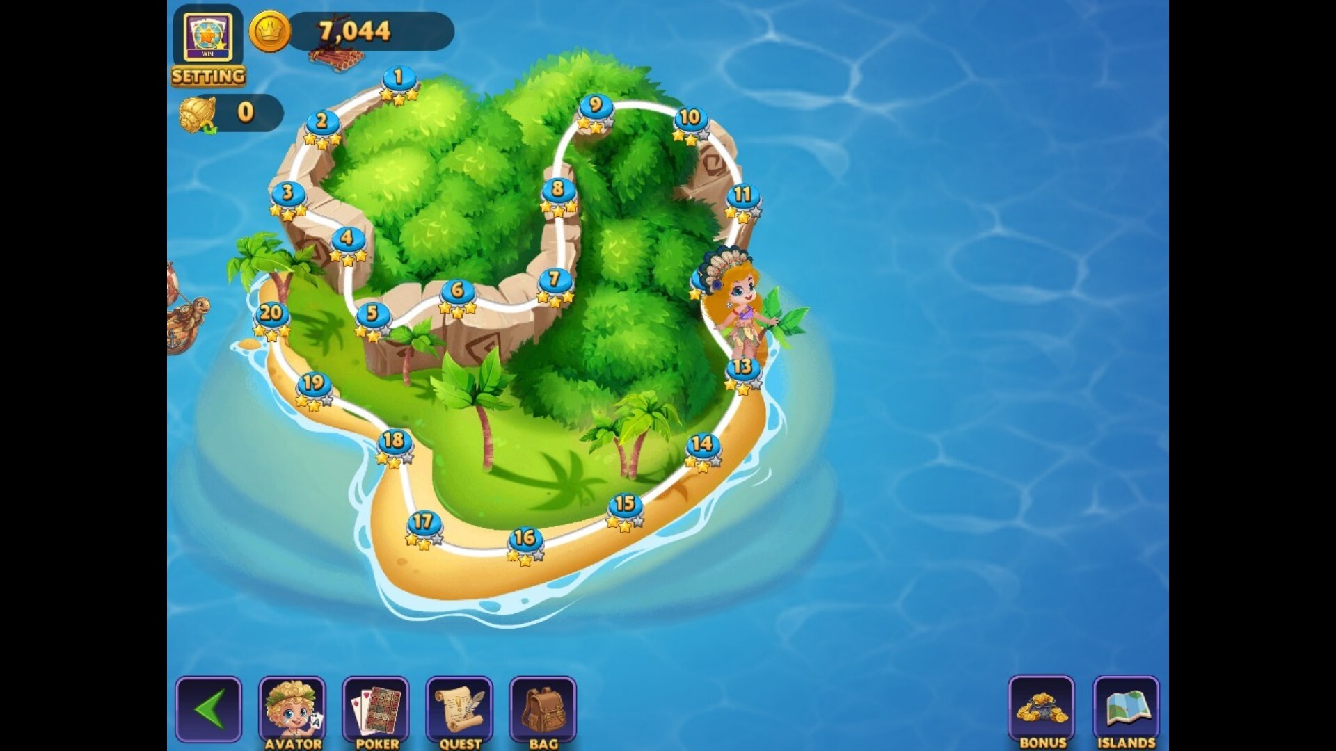 Solitaire Adventure screenshot 1