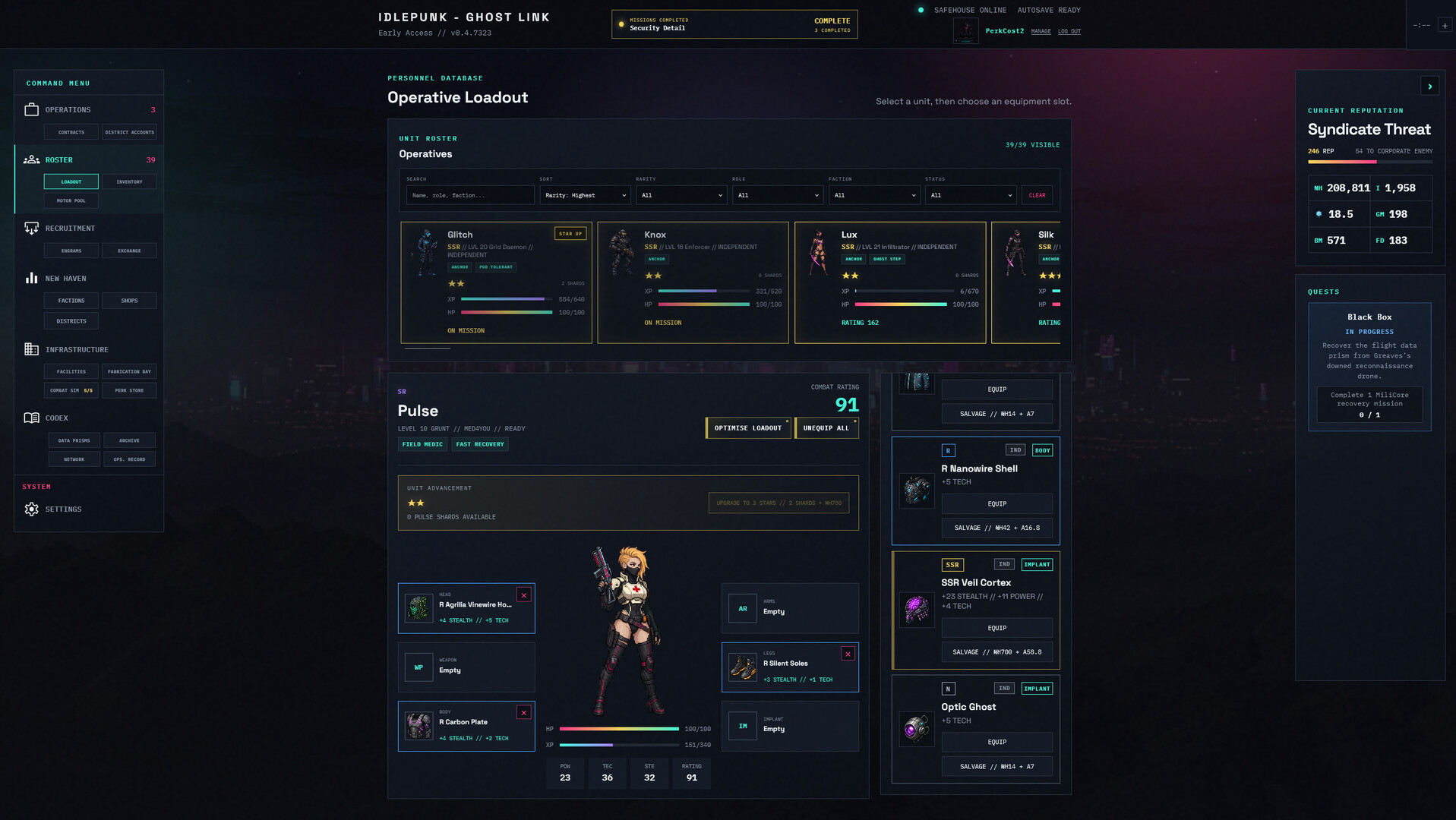 IDLEPUNK - Ghost Link screenshot 3
