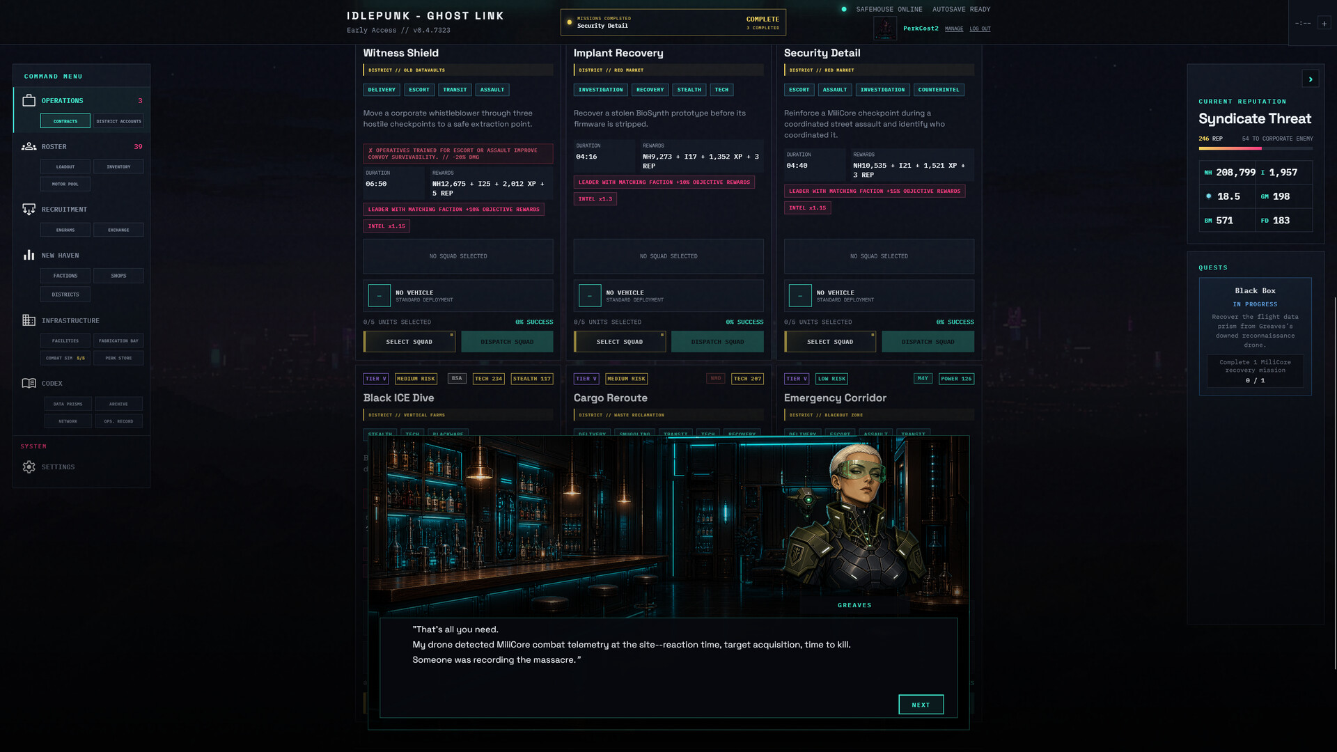 IDLEPUNK - Ghost Link screenshot 4