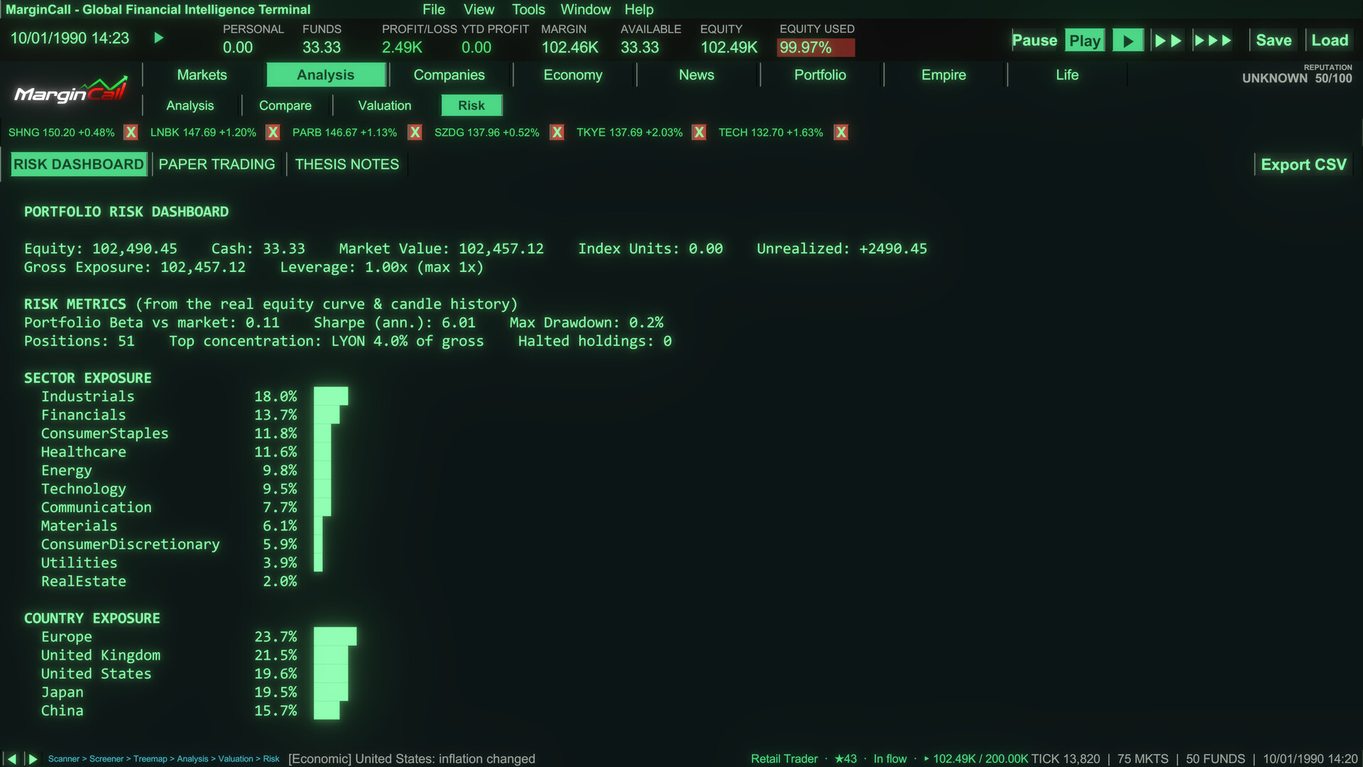 MarginCall screenshot 5