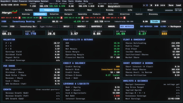 MarginCall screenshot