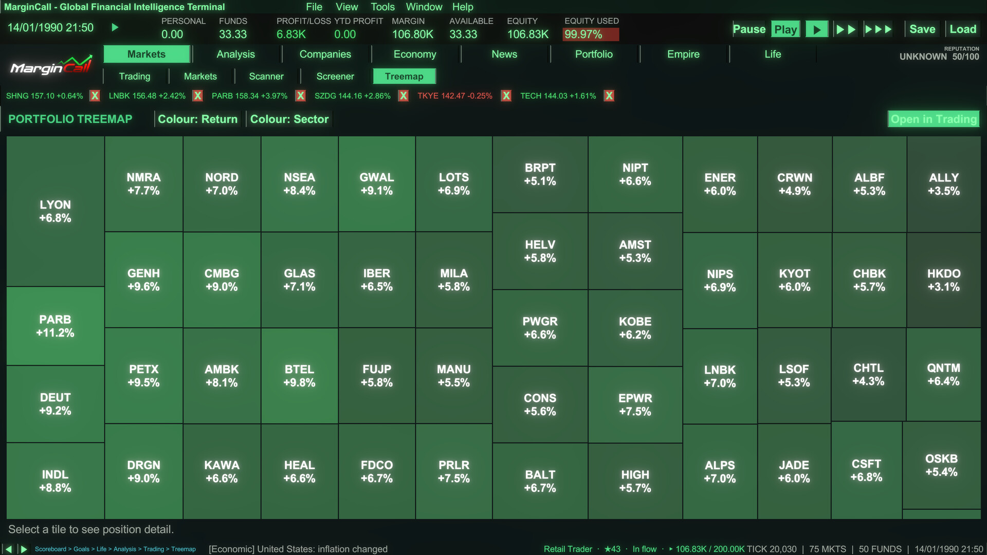 MarginCall screenshot 2
