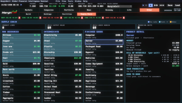 MarginCall screenshot