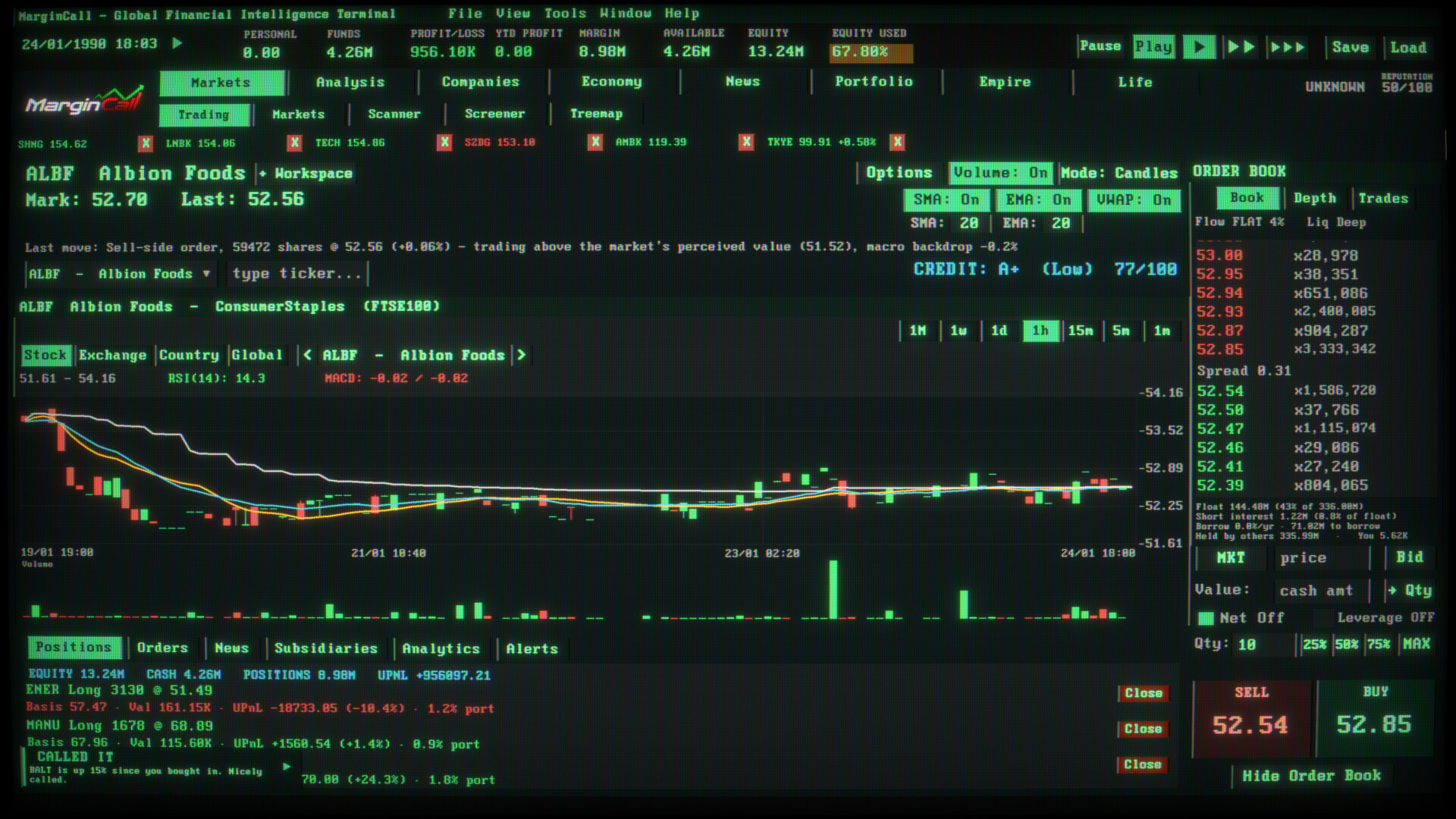 MarginCall Featured Screenshot #1