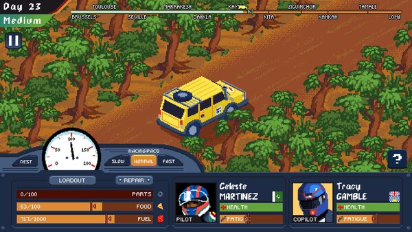 Screenshot of Desert Race Adventures