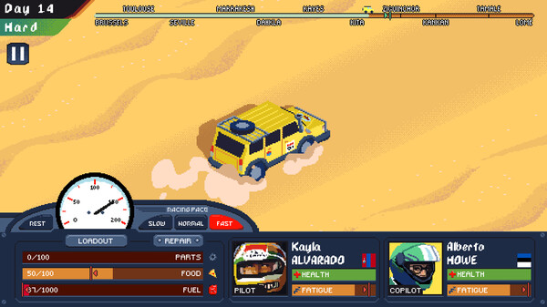 Screenshot of Desert Race Adventures