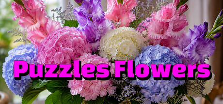 Puzzles Flowers header art