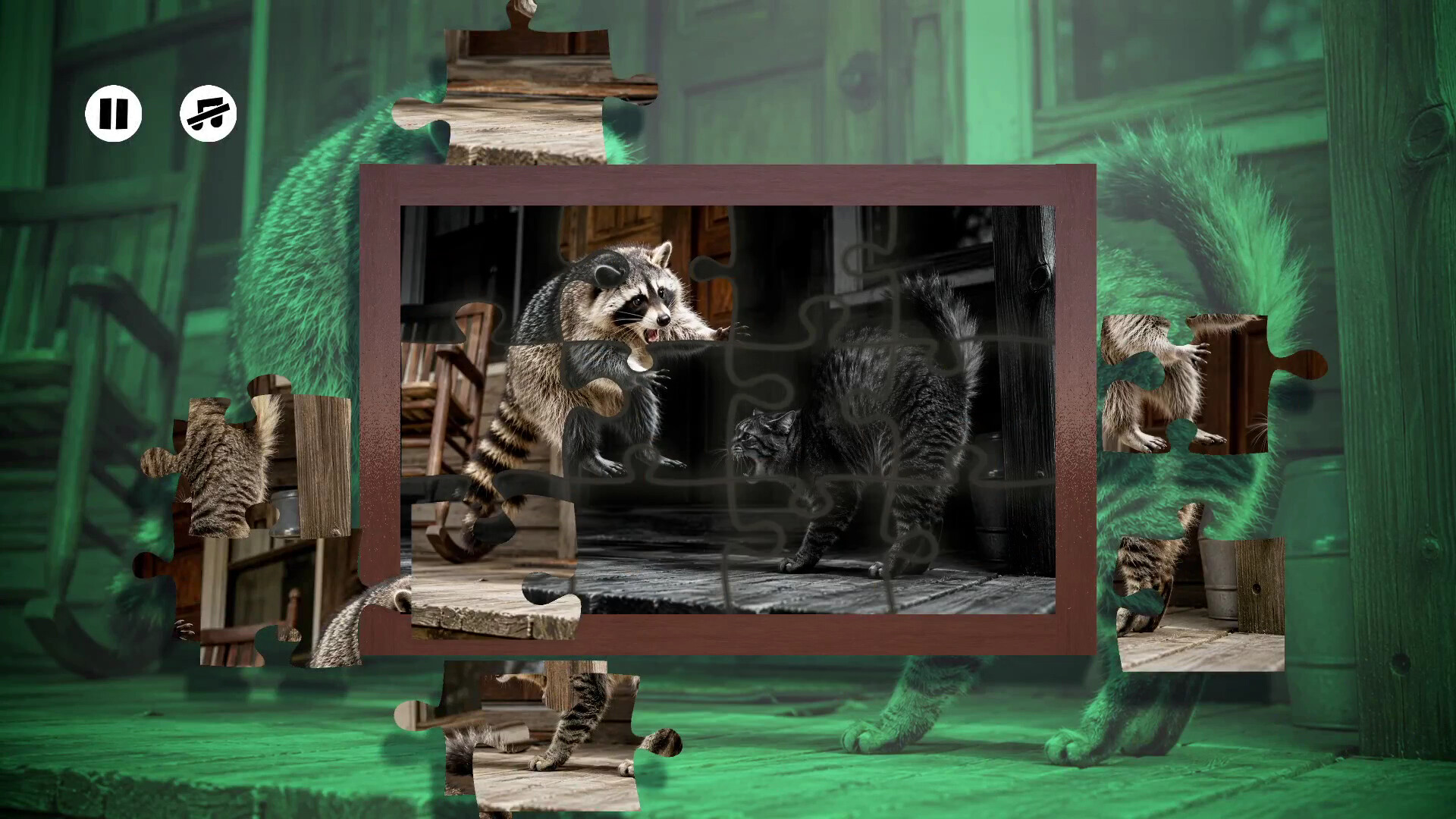 Puzzles Raccoons screenshot 5