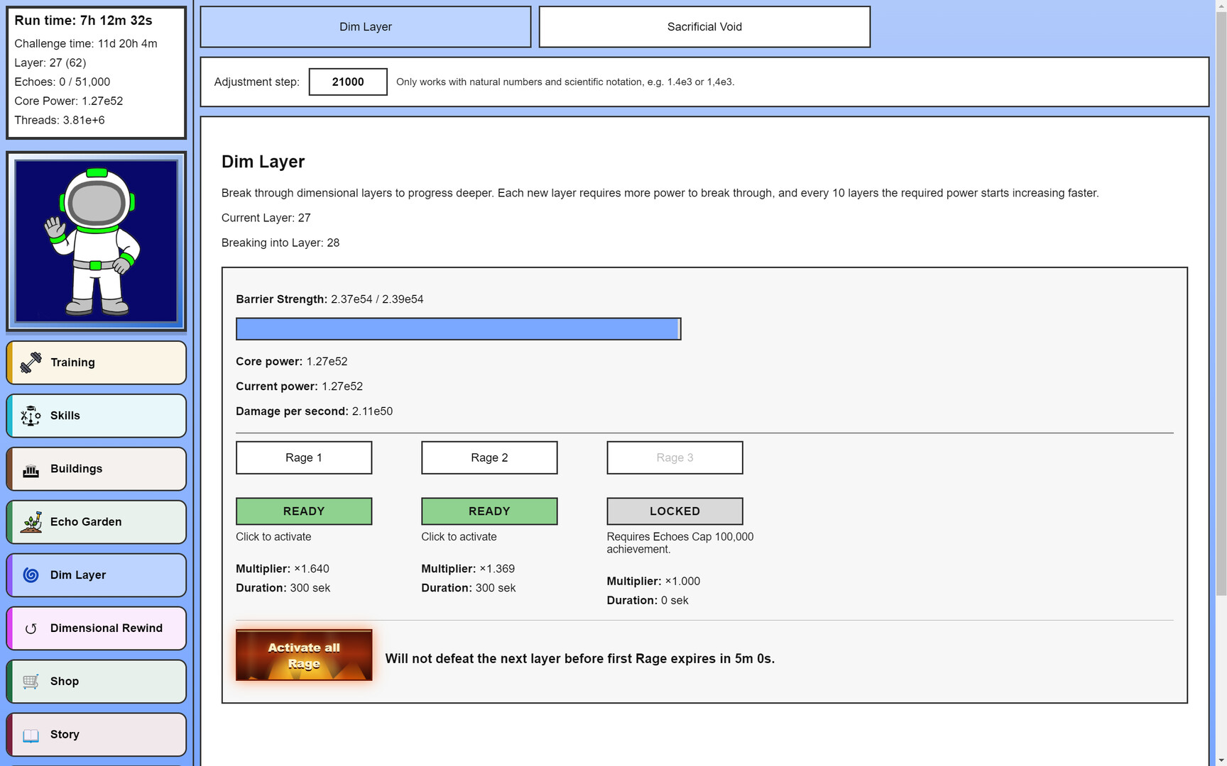 Idle Dimension Breaker screenshot 1