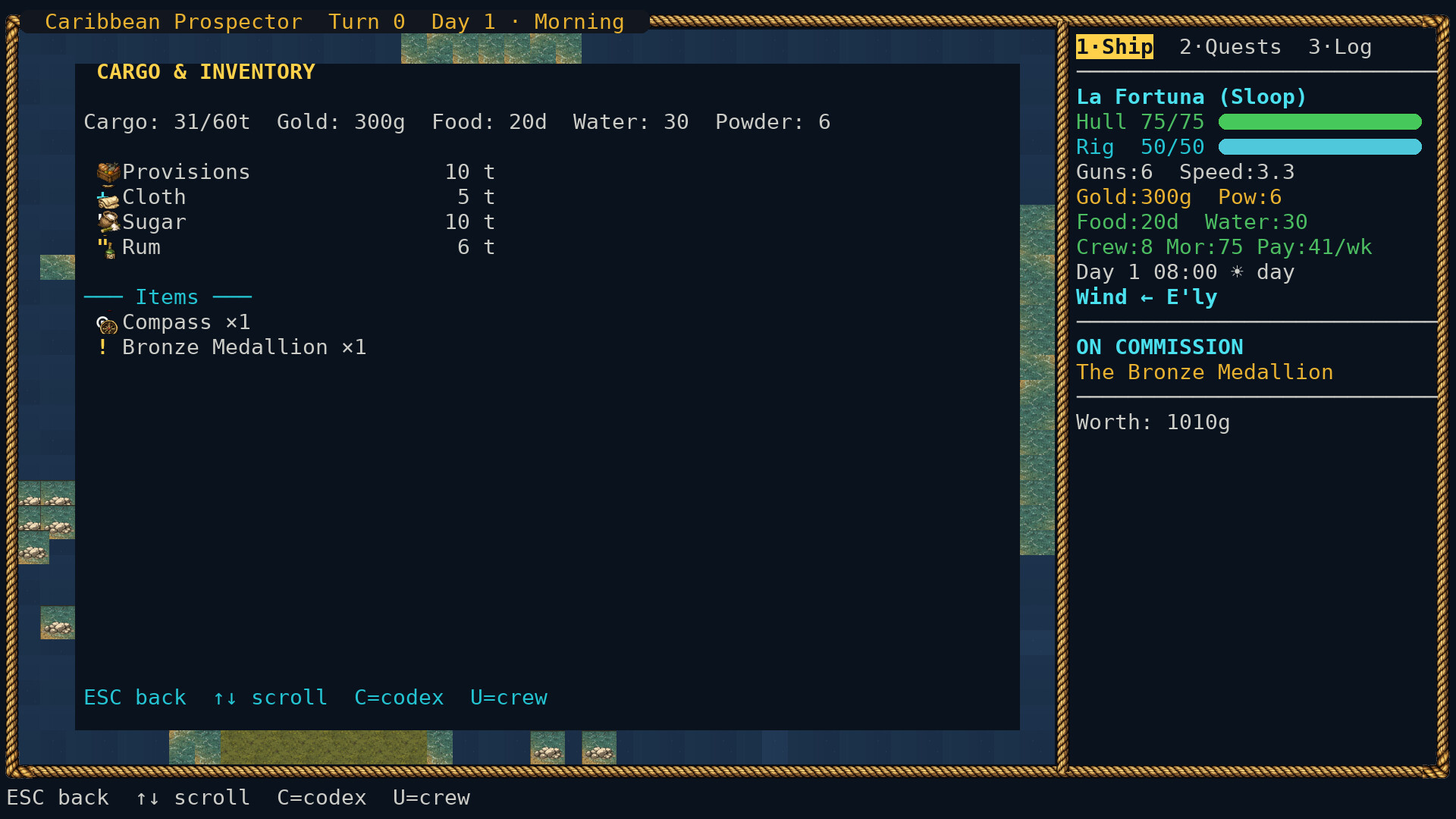 Caribbean Prospector screenshot