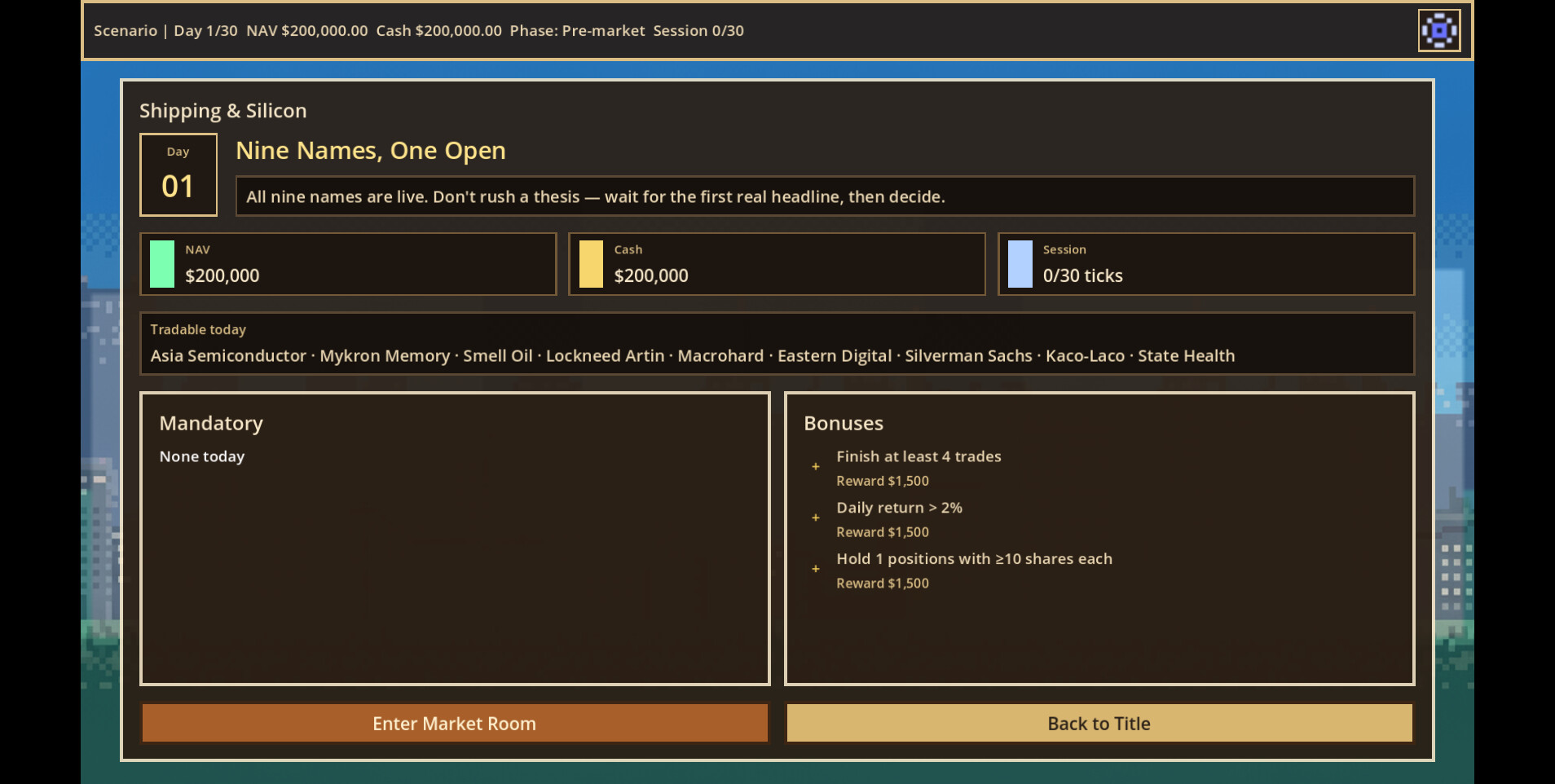 Pixel Trader – Screenshot 2