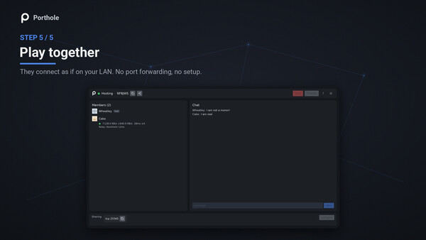 Porthole - Local Port Sharing screenshot 5