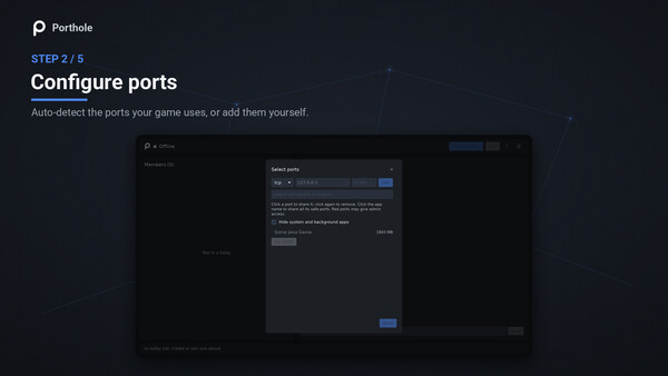 Porthole - Local Port Sharing screenshot 2