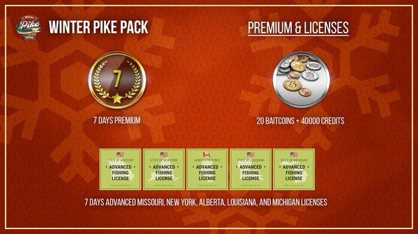 KHAiHOM.com - Fishing Planet: Winter Pike Pack