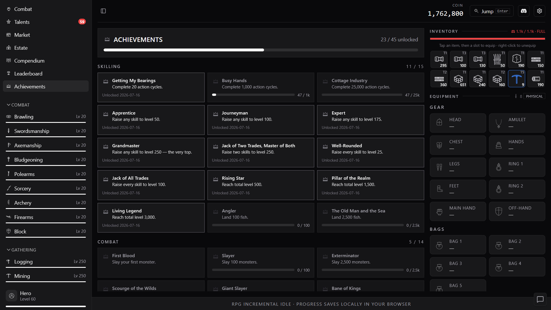 RPG Incremental Idle screenshot 1