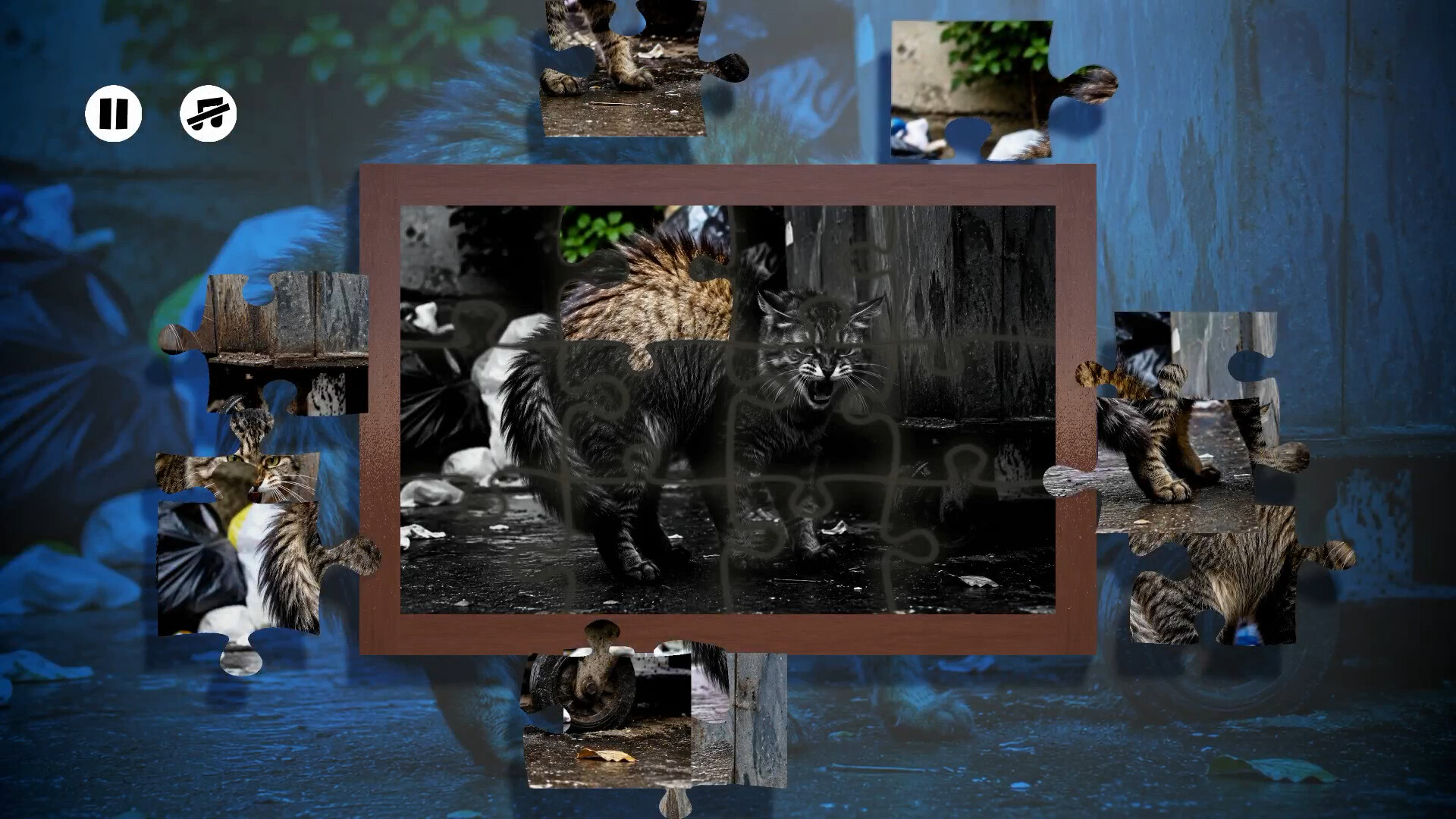 Puzzles Evil Cats 스크린샷 4