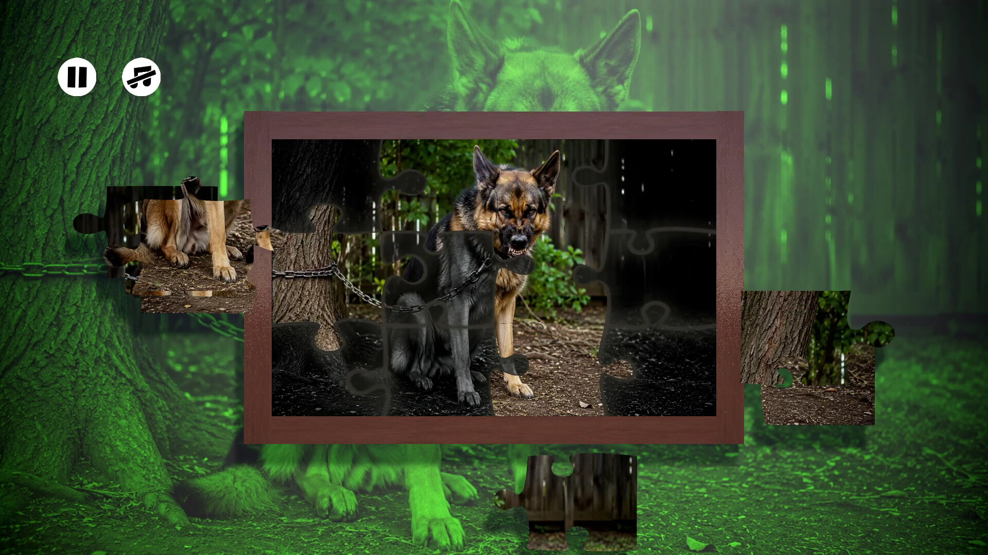Puzzles Evil Dogs 스크린샷 5