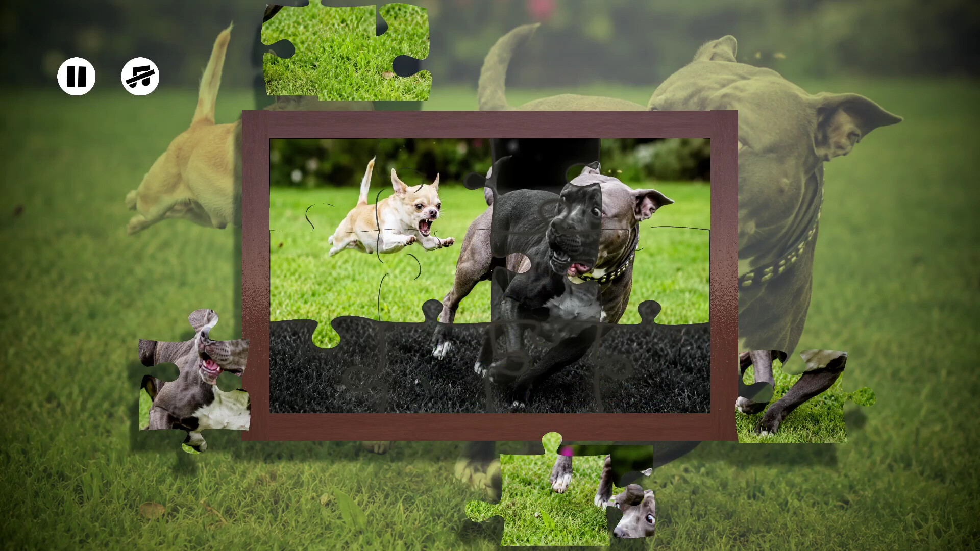Puzzles Evil Dogs 스크린샷 4
