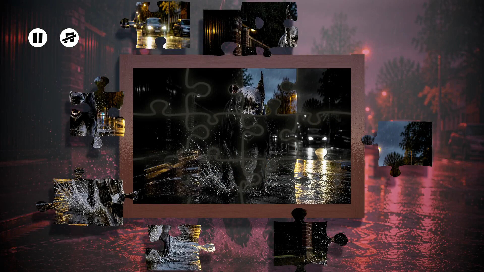 Puzzles Evil Dogs 스크린샷 3