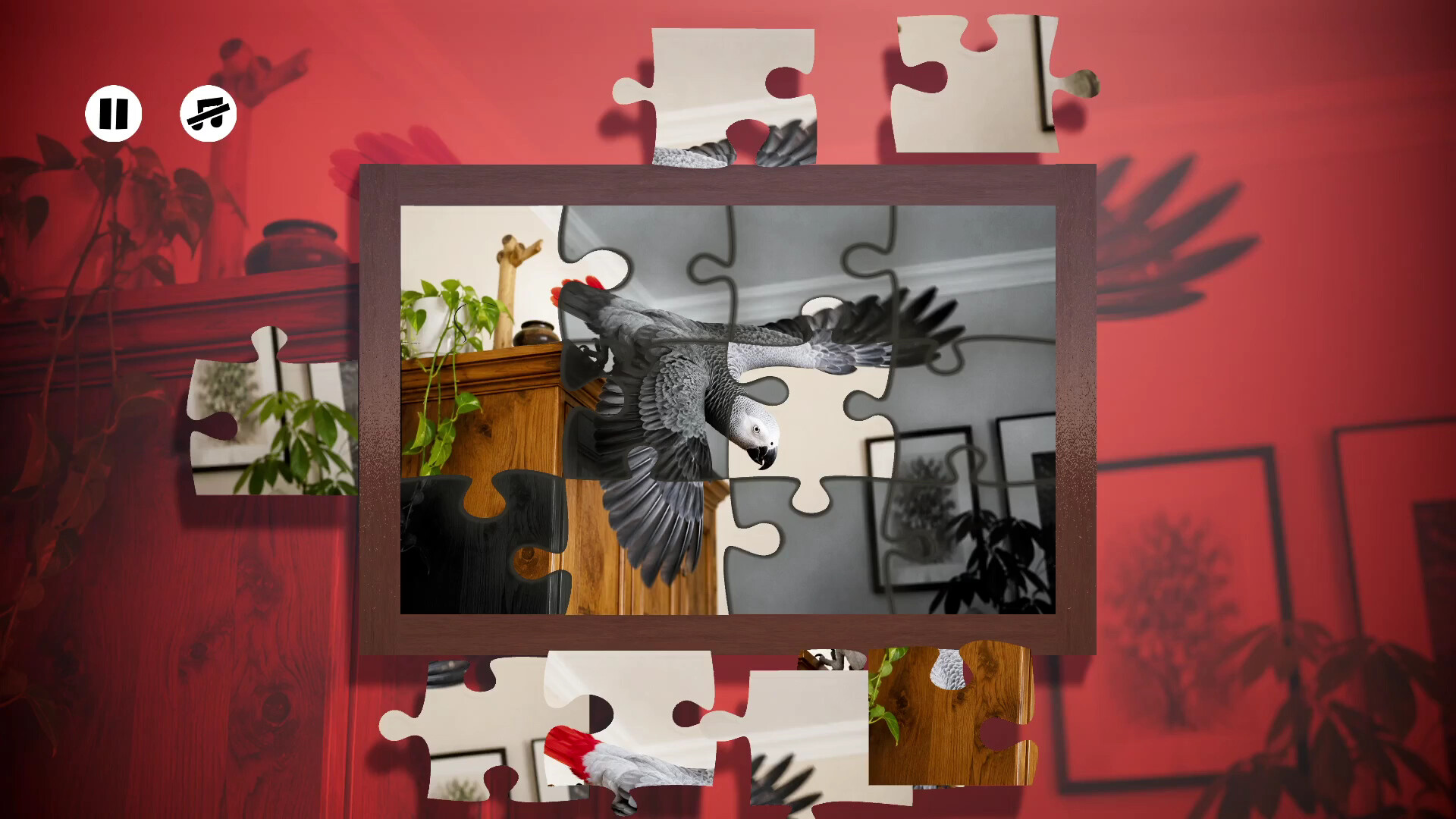 Puzzles Parrots screenshot
