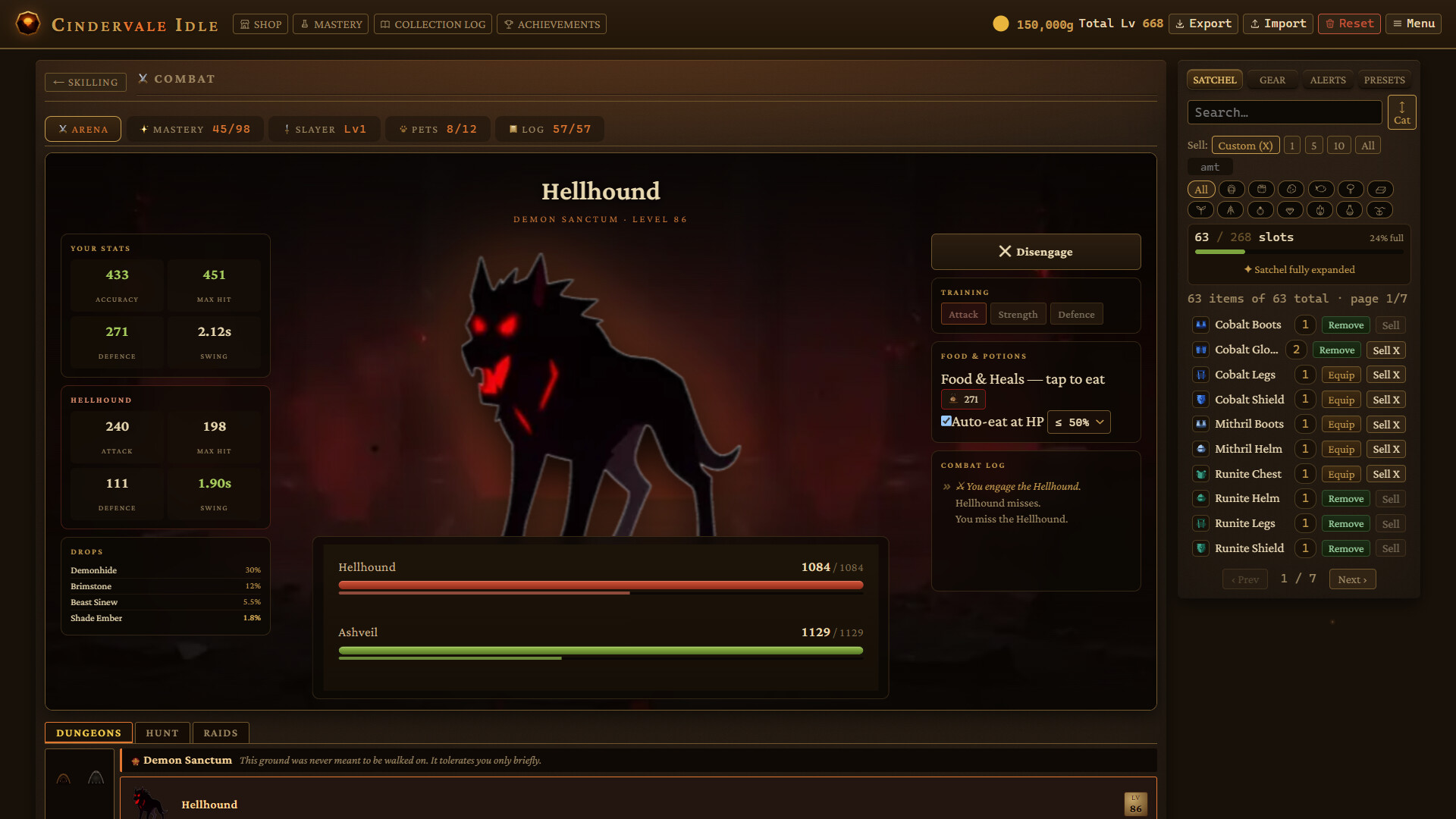 Cindervale Idle screenshot 3