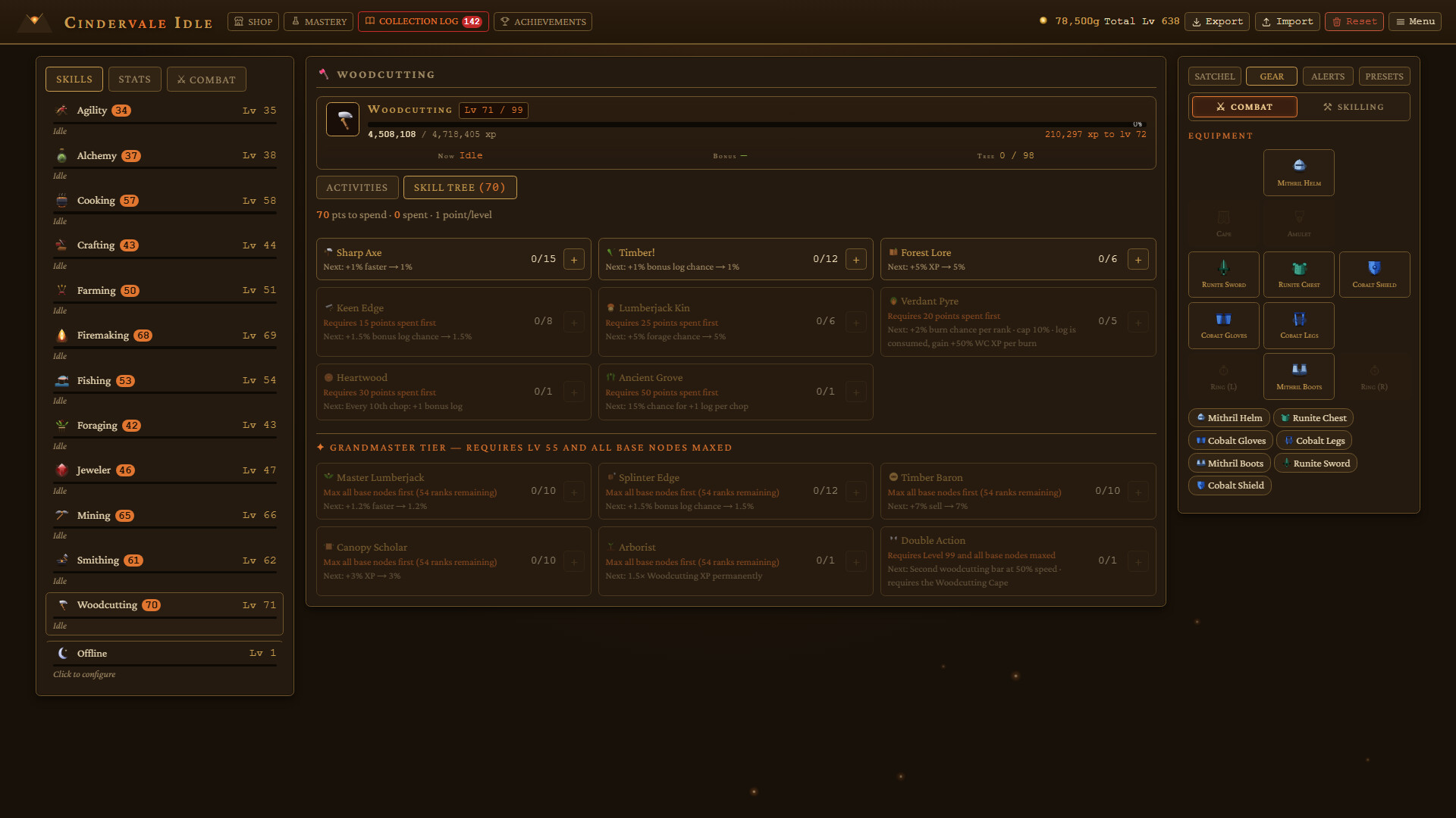 Cindervale Idle screenshot #7