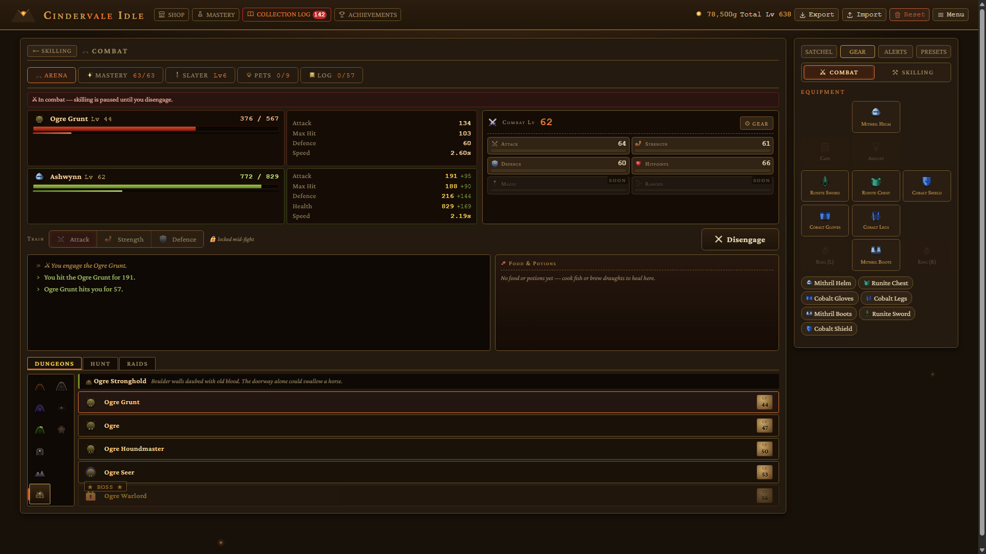 Cindervale Idle screenshot #4