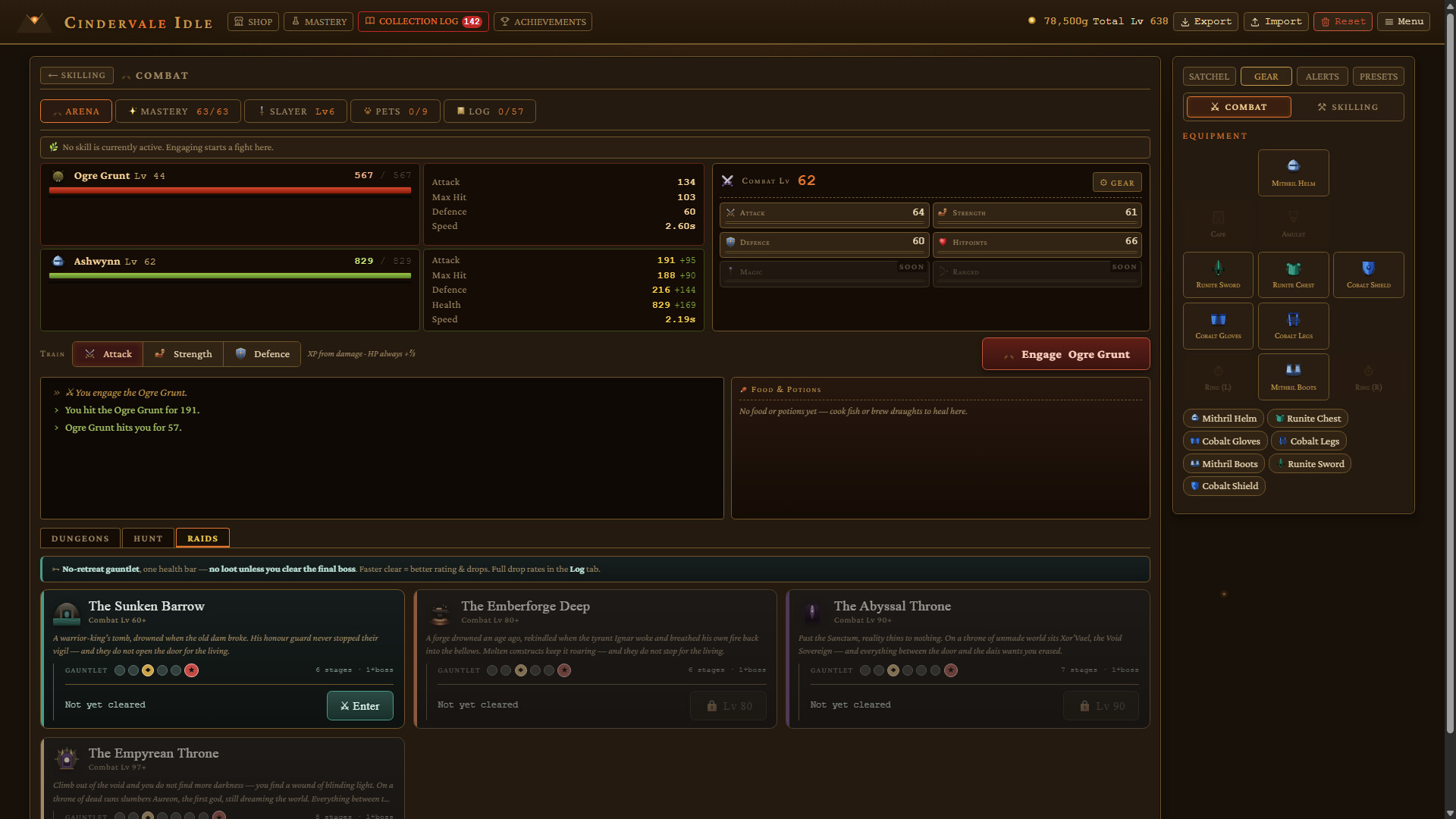 Cindervale Idle screenshot #6