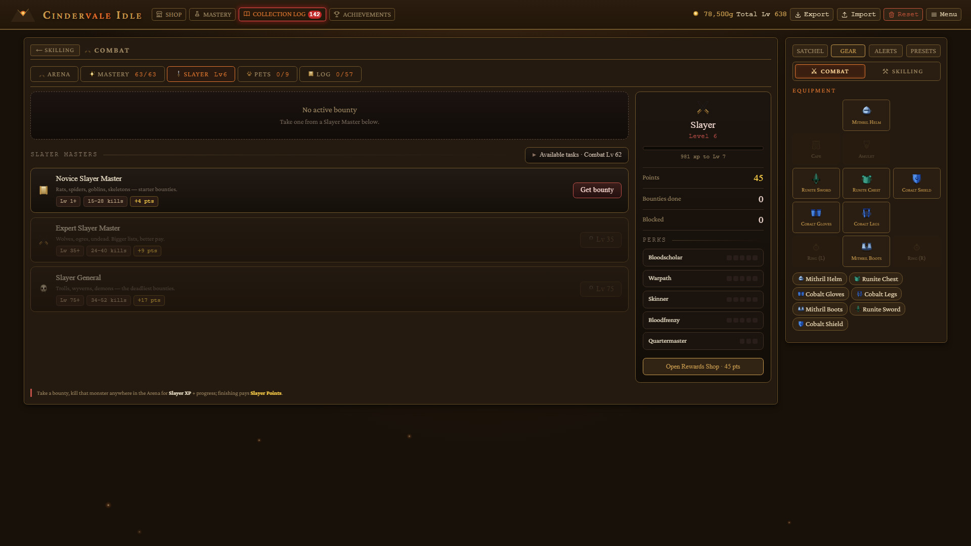 Cindervale Idle screenshot #5