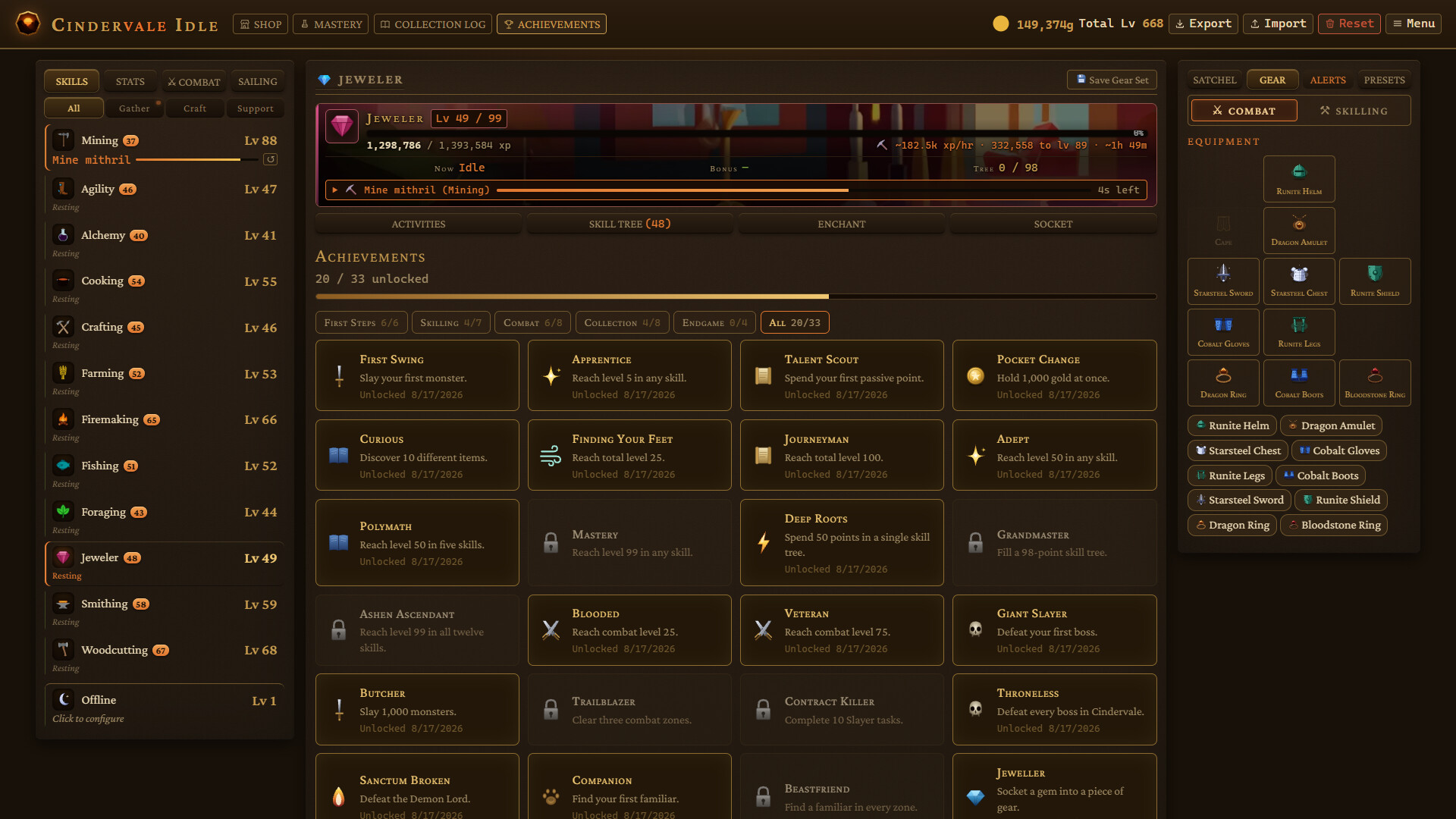 Cindervale Idle screenshot 15