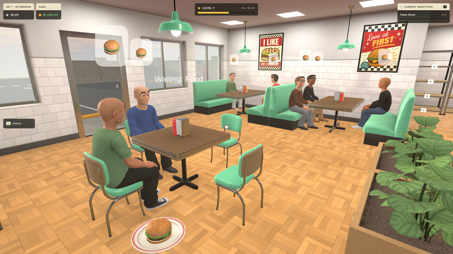 Burger Factory Simulatorのスクリーンショット 1