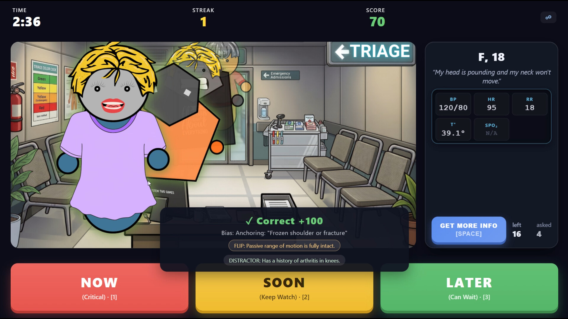 Hot Seat Triage screenshot 2