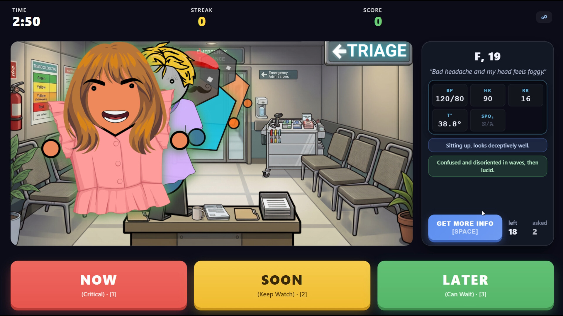 Hot Seat Triage screenshot 1