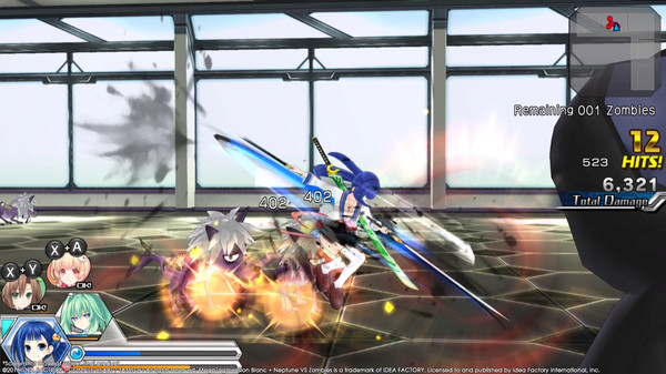 MegaTagmension Blanc + Neptune VS Zombies screenshot