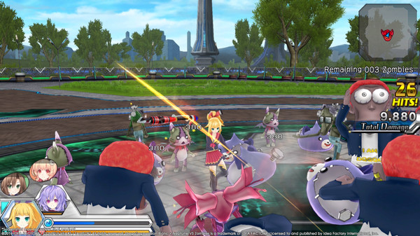 Screenshot z MegaTagmension Blanc + Neptune VS Zombies Screenshot z MegaTagmension Blanc + Neptune VS Zombies