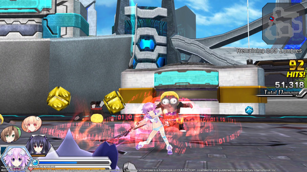 Screenshot z MegaTagmension Blanc + Neptune VS Zombies Screenshot z MegaTagmension Blanc + Neptune VS Zombies