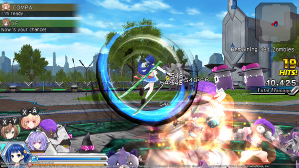 Screenshot z MegaTagmension Blanc + Neptune VS Zombies Screenshot z MegaTagmension Blanc + Neptune VS Zombies