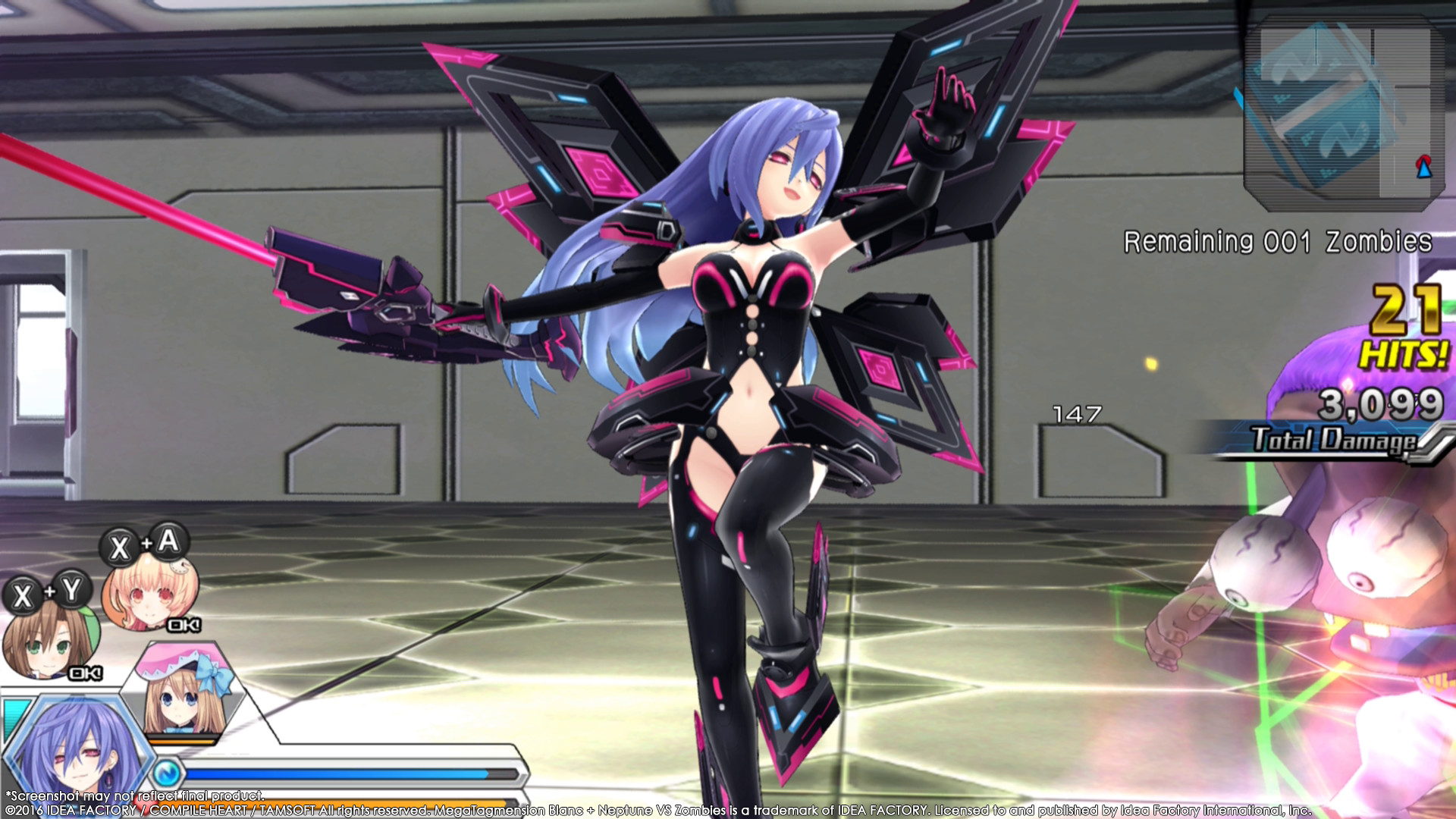 MegaTagmension Blanc + Neptune VS Zombies (Neptunia) screenshot #12