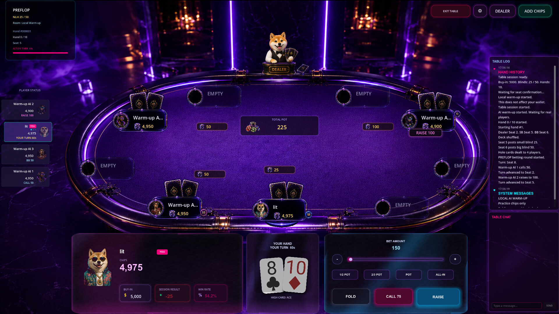 PokerCraft: Texas Hold'em screenshot 7