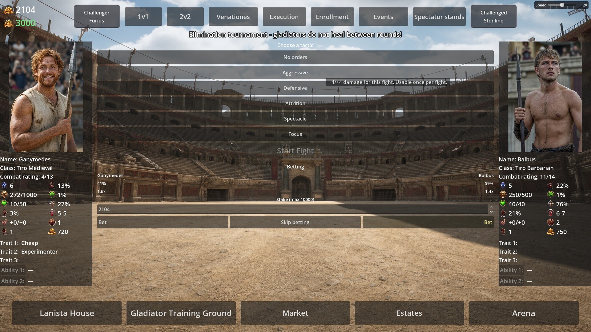 Ludus Manager: Gladiator Tycoon screenshot #4