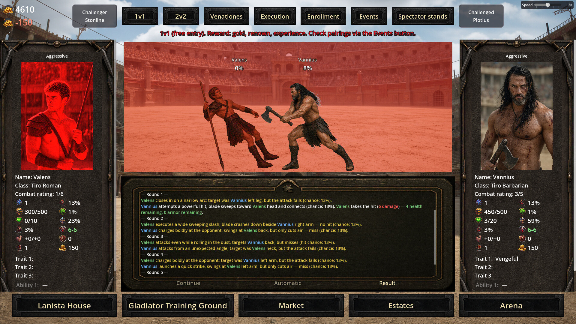 Ludus Manager: Gladiator Tycoon screenshot 4